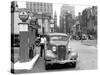 Broad and Pine, Gas Station Looking North, Philadelphia, Pennsylvania-null-Stretched Canvas