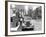 Broad and Pine, Gas Station Looking North, Philadelphia, Pennsylvania-null-Framed Photo