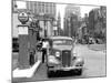 Broad and Pine, Gas Station Looking North, Philadelphia, Pennsylvania-null-Mounted Photo