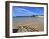 Broad Haven Beach in Spring Sunshine, Pembrokeshire National Park, Wales, Uk-Peter Barritt-Framed Photographic Print