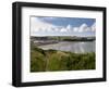 Broad Haven on the Pembrokeshire Coast Path, Pembrokeshire, Wales, United Kingdom-Rob Cousins-Framed Photographic Print