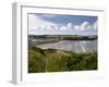 Broad Haven on the Pembrokeshire Coast Path, Pembrokeshire, Wales, United Kingdom-Rob Cousins-Framed Photographic Print