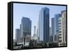 Broad Plaza, Downtown, Los Angeles, California, USA-Ethel Davies-Framed Stretched Canvas