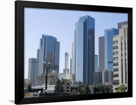 Broad Plaza, Downtown, Los Angeles, California, USA-Ethel Davies-Framed Photographic Print