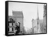Broad St. North from City Hall, Philadelphia, Pa.-null-Framed Stretched Canvas