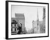 Broad St. North from City Hall, Philadelphia, Pa.-null-Framed Photo