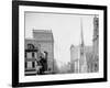 Broad St. North from City Hall, Philadelphia, Pa.-null-Framed Photo