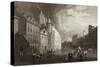 Broad Street Aberdeen-William Purser-Stretched Canvas