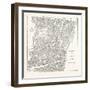 Broad Street and Cornhill Wards from a Map of 1750, London-null-Framed Giclee Print