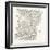 Broad Street and Cornhill Wards from a Map of 1750, London-null-Framed Giclee Print