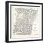 Broad Street and Cornhill Wards from a Map of 1750, London-null-Framed Giclee Print