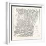 Broad Street and Cornhill Wards from a Map of 1750, London-null-Framed Giclee Print