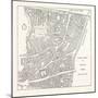 Broad Street and Cornhill Wards from a Map of 1750, London-null-Mounted Giclee Print
