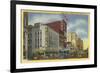 Broad Street at Military Park, Newark, New Jersey-null-Framed Premium Giclee Print