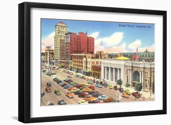 Broad Street, Augusta, Georgia-null-Framed Art Print