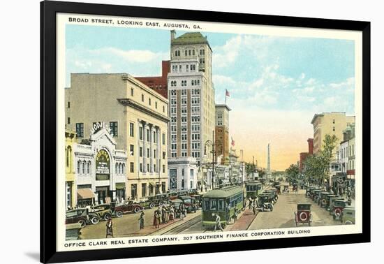 Broad Street, Augusta-null-Framed Art Print