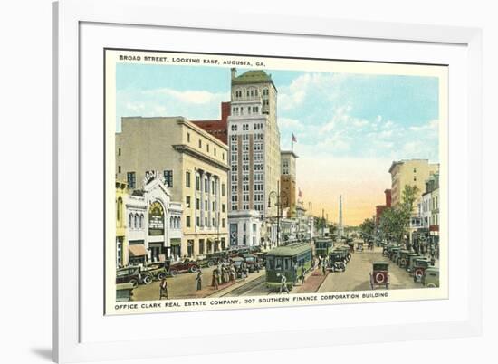 Broad Street, Augusta-null-Framed Art Print