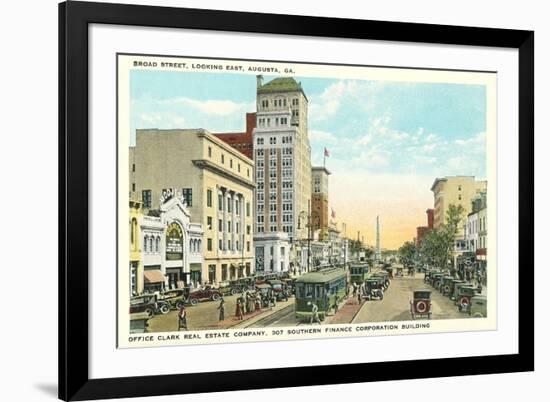 Broad Street, Augusta-null-Framed Art Print