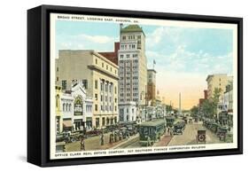 Broad Street, Augusta-null-Framed Stretched Canvas