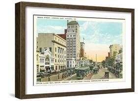 Broad Street, Augusta-null-Framed Art Print