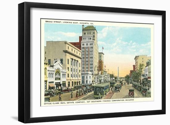 Broad Street, Augusta-null-Framed Art Print