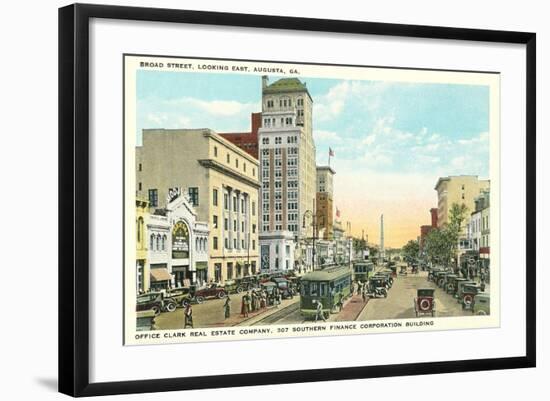 Broad Street, Augusta-null-Framed Art Print