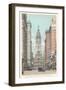 Broad Street, City Hall, Philadelphia, Pennsylvania-null-Framed Art Print