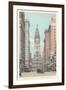 Broad Street, City Hall, Philadelphia, Pennsylvania-null-Framed Art Print