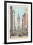 Broad Street, City Hall, Philadelphia, Pennsylvania-null-Framed Art Print