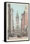 Broad Street, City Hall, Philadelphia, Pennsylvania-null-Framed Stretched Canvas