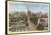 Broad Street, Columbus-null-Framed Stretched Canvas