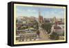 Broad Street, Columbus-null-Framed Stretched Canvas