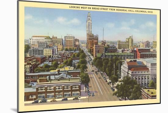 Broad Street, Columbus-null-Mounted Art Print