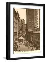 Broad Street Curb Brokers, New York City-null-Framed Art Print