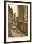 Broad Street Curb Brokers, New York City-null-Framed Art Print