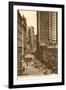 Broad Street Curb Brokers, New York City-null-Framed Art Print