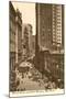 Broad Street Curb Brokers, New York City-null-Mounted Art Print