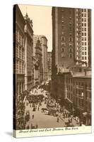 Broad Street Curb Brokers, New York City-null-Stretched Canvas