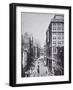 Broad Street, Looking Towards Wall Street, New York, 1893 (B/W Photo)-American Photographer-Framed Giclee Print