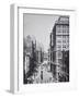 Broad Street, Looking Towards Wall Street, New York, 1893 (B/W Photo)-American Photographer-Framed Giclee Print