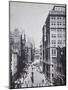 Broad Street, Looking Towards Wall Street, New York, 1893 (B/W Photo)-American Photographer-Mounted Giclee Print