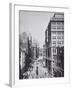 Broad Street, Looking Towards Wall Street, New York, 1893 (B/W Photo)-American Photographer-Framed Giclee Print