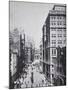 Broad Street, Looking Towards Wall Street, New York, 1893 (B/W Photo)-American Photographer-Mounted Giclee Print