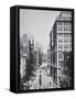 Broad Street, Looking Towards Wall Street, New York, 1893 (B/W Photo)-American Photographer-Framed Stretched Canvas