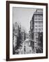 Broad Street, Looking Towards Wall Street, New York, 1893 (B/W Photo)-American Photographer-Framed Giclee Print