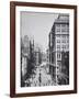 Broad Street, Looking Towards Wall Street, New York, 1893 (B/W Photo)-American Photographer-Framed Giclee Print