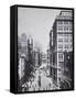 Broad Street, Looking Towards Wall Street, New York, 1893 (B/W Photo)-American Photographer-Framed Stretched Canvas