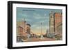 Broad Street, Looking West, Augusta, Georgia, 1943-null-Framed Giclee Print