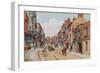 Broad Street, Lyme Regis-Alfred Robert Quinton-Framed Giclee Print