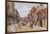 Broad Street, Lyme Regis-Alfred Robert Quinton-Framed Giclee Print